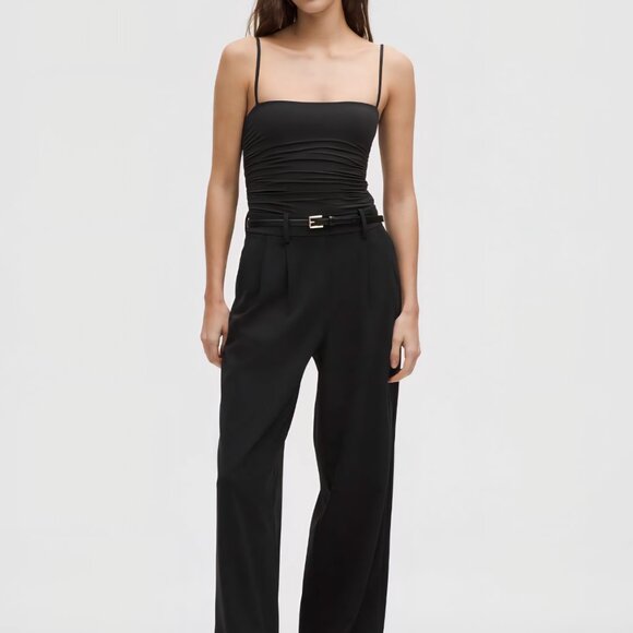 NWT LULULEMON Wundermost Ultra-Soft Nulu Ruched Cami Bodysuit - Picture 2 of 7